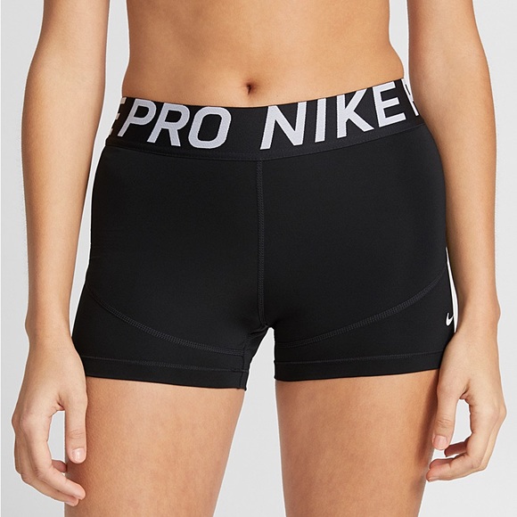 Nike Pants - Nike Pro Black 3" Logo Training Shorts